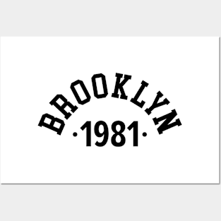 Brooklyn Chronicles: Celebrating Your Birth Year 1981 Posters and Art